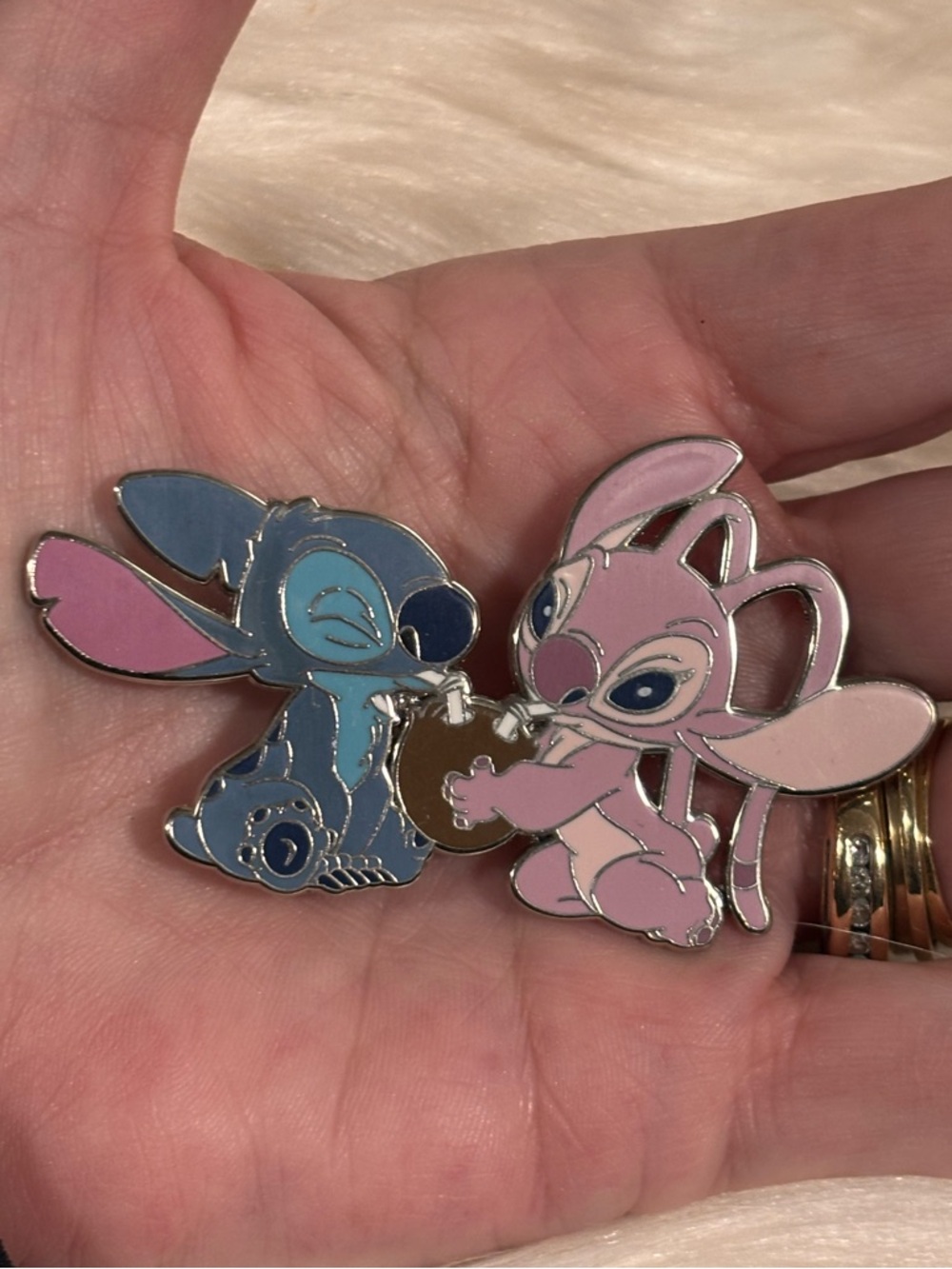 Disneyland Resort Shanghai Disney Lilo & Stitch Pin 2018 Stitch and Angel